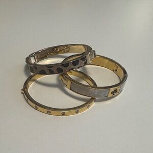 LOFT Gold and Brown Bracelet Trio